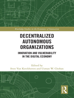 cover image of Decentralized Autonomous Organizations